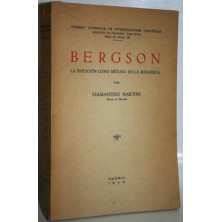 Bergson. La intuición como método en la Metafísica