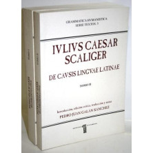 IULIUS CAESAR SCALIGER. DE CAUSIS LINGUAE LATINAE. 2 TOMOS