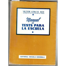 MANUAL DE TESTS PARA LA ESCUELA