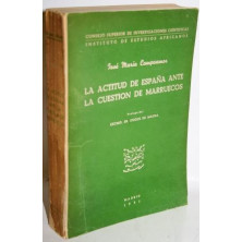 LA ACTITUD DE ESPAÑA ANTE LA CUESTIÓN DE MARRUECOS
