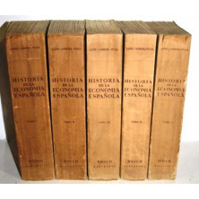 HISTORIA DE LA ECONOMÍA ESPAÑOLA. 5 TOMOS