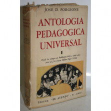 ANTOLOGÍA PEDAGÓGICA UNIVERSAL TOMO I
