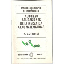 Algunas aplicaciones de la mecánica a las matemáticas