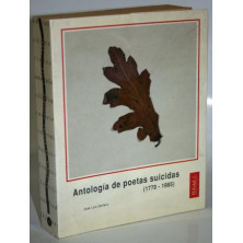 Antología de poetas suicidas (1770-1985)