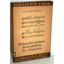 Reducción al piano de la partitura de orquesta
